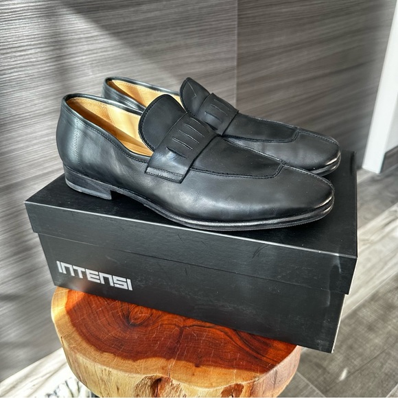 Intensi Leather Men’s Loafers - Picture 1 of 8